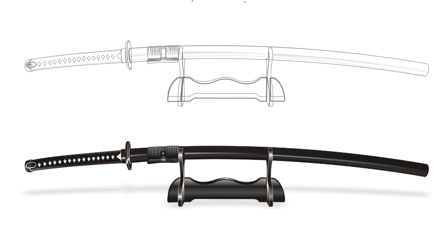 logotip iaido zveze slovenije v vektorjih